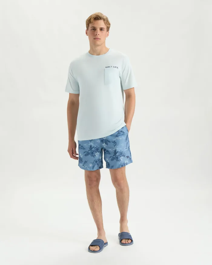 Men’s Salty Lineup Short Sleeve Tee - Image 6