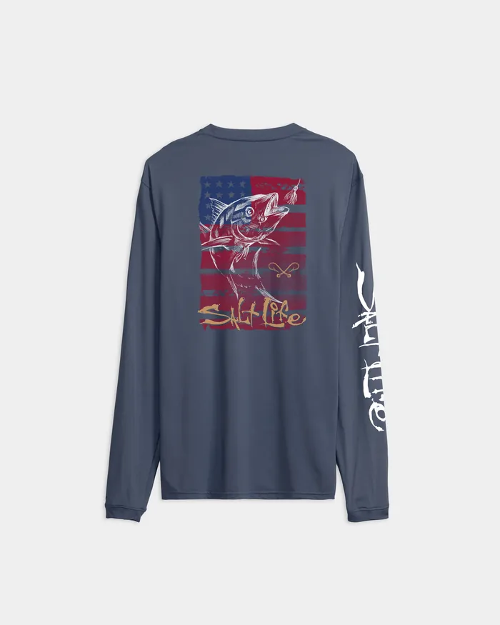 Men’s Americana Tuna SLX Performance Long Sleeve Tee