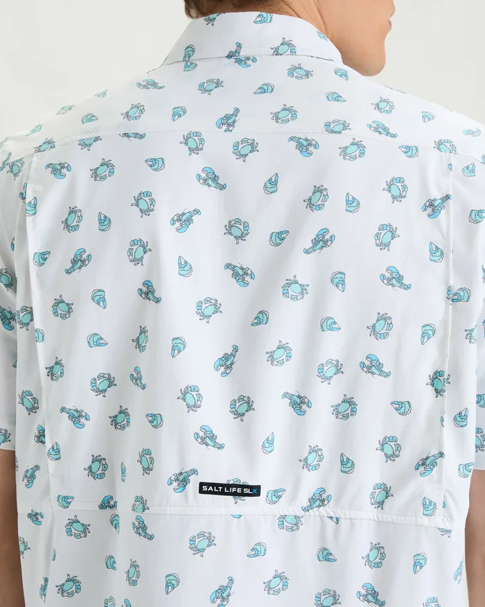 Men's Crustacean Life Woven Shirt - Image 4