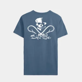 Men’s Skull and Hooks Short Sleeve Tee - TALL