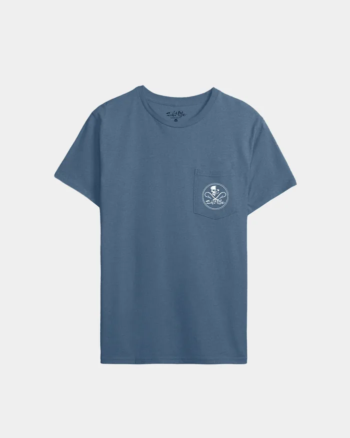 Men’s Skull and Hooks Short Sleeve Tee - TALL - Image 2