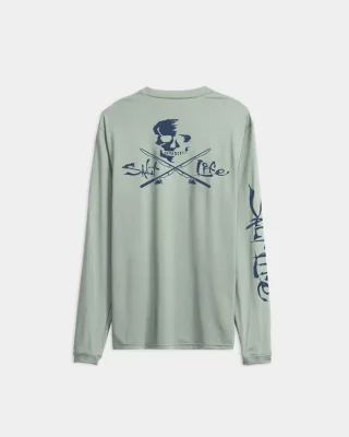 Skull and Poles SLX Performance Long Sleeve Tee