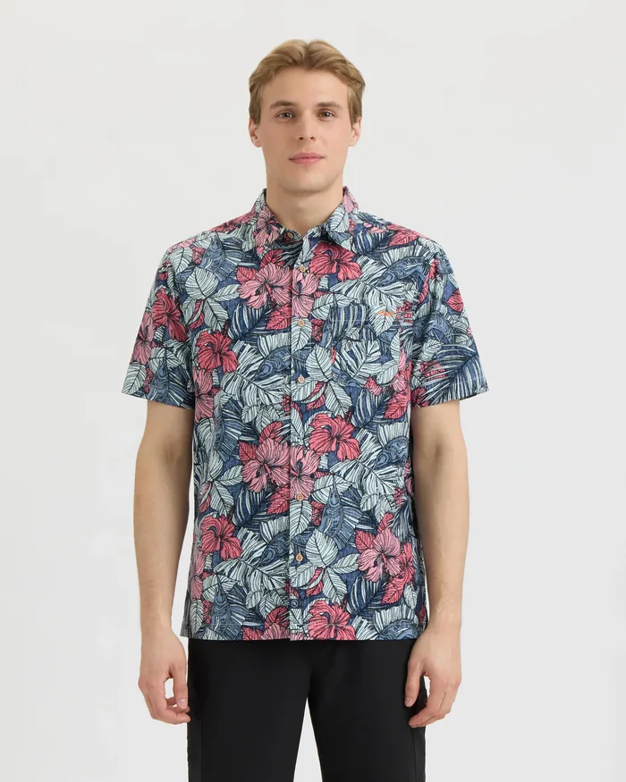 Men’s Sailfish Blossom Woven Shirt - Image 2
