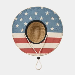 Alternative view of Sea, Stars & Striped Straw Hat