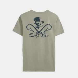 Men’s Skull and Hooks Short Sleeve Tee - BIG