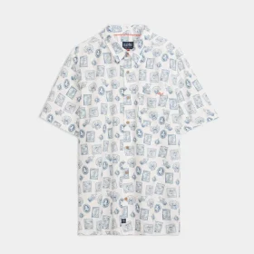 Men’s Voyager’s Stamps Performance Woven Shirt