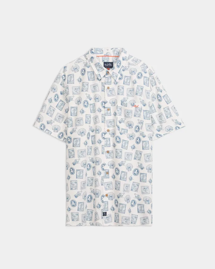 Men’s Voyager’s Stamps Performance Woven Shirt
