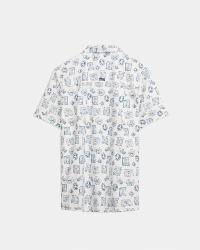 Men’s Voyager’s Stamps Performance Woven Shirt - Image 7
