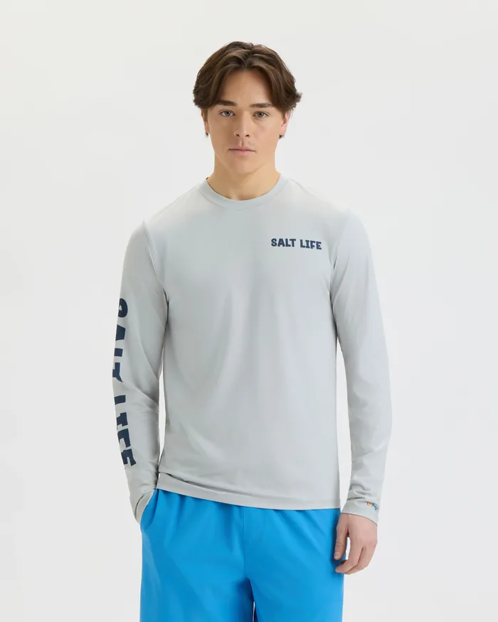 Men’s Salt Life Sunset Long Sleeve SLX Performance Tee - Image 2