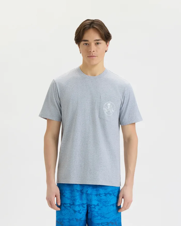 Men's Skull and Poles Short Sleeve Tee - Image 2