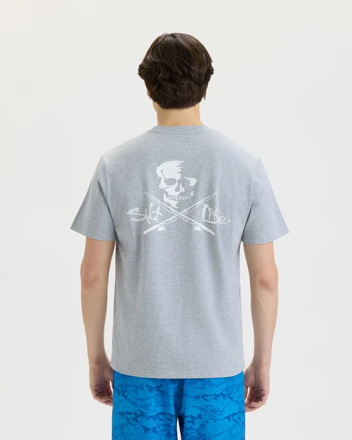 Men's Skull and Poles Short Sleeve Tee - Image 4