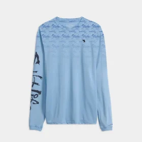 Marlin Retreat Fade Long Sleeve Performance Tee