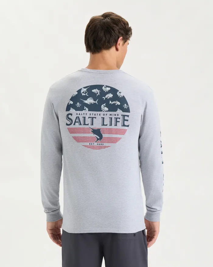 Men's Salty Honor Bones Long Sleeve Shirt - Image 4