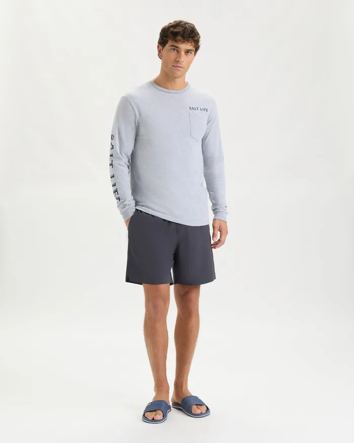 Men's Salty Honor Bones Long Sleeve Shirt - Image 6