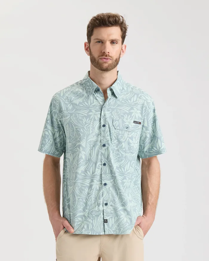 Men's Mahi Tribe Short Sleeve Performance Shirt - Image 2