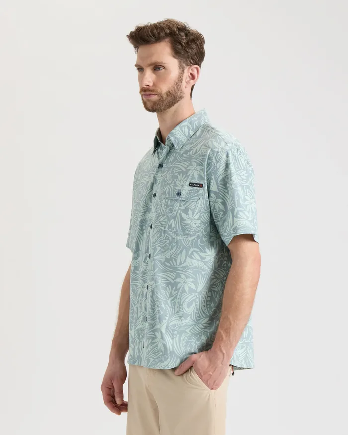 Men's Mahi Tribe Short Sleeve Performance Shirt - Image 3