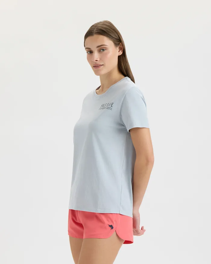 Women’s Tropical Retreat Salt Wash Tee - Image 3