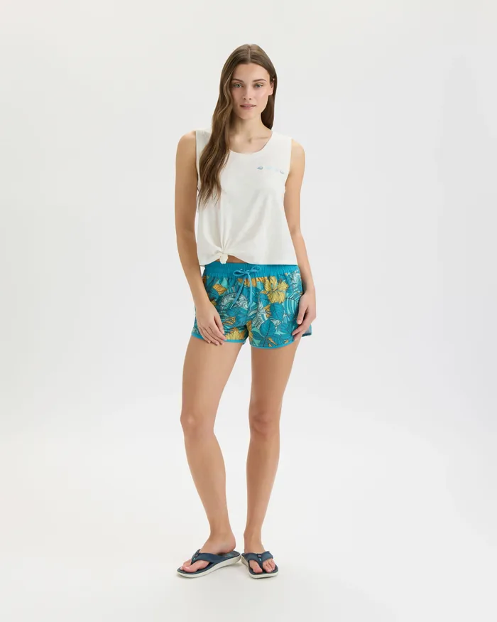 Women’s Aquarium Turtle Tie Front Tank Top - Image 6