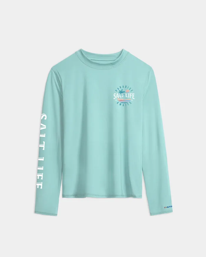 Women’s Paradise Awaits SLX Performance Long Sleeve Tee - Image 7
