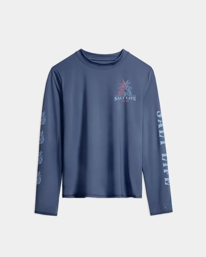 Women’s Pineapple Paradise SLX Performance Long Sleeve Tee - Image 2