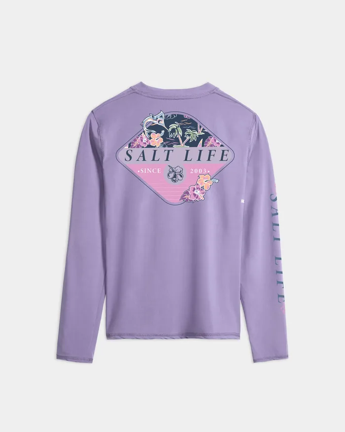 Women’s Salty Marlin Badge SLX Performance Long Sleeve Tee