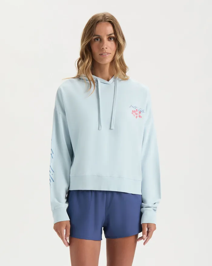 Women’s Mahi Bloom Cropped Hoodie - Image 2