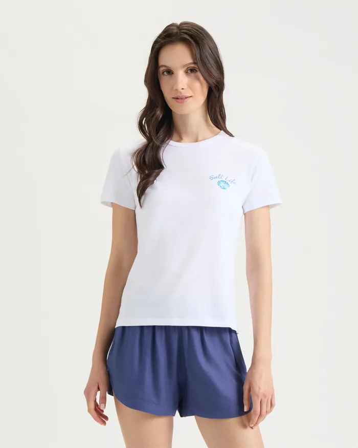 Women's By The Seashore Short Sleeve Shirt - Image 2