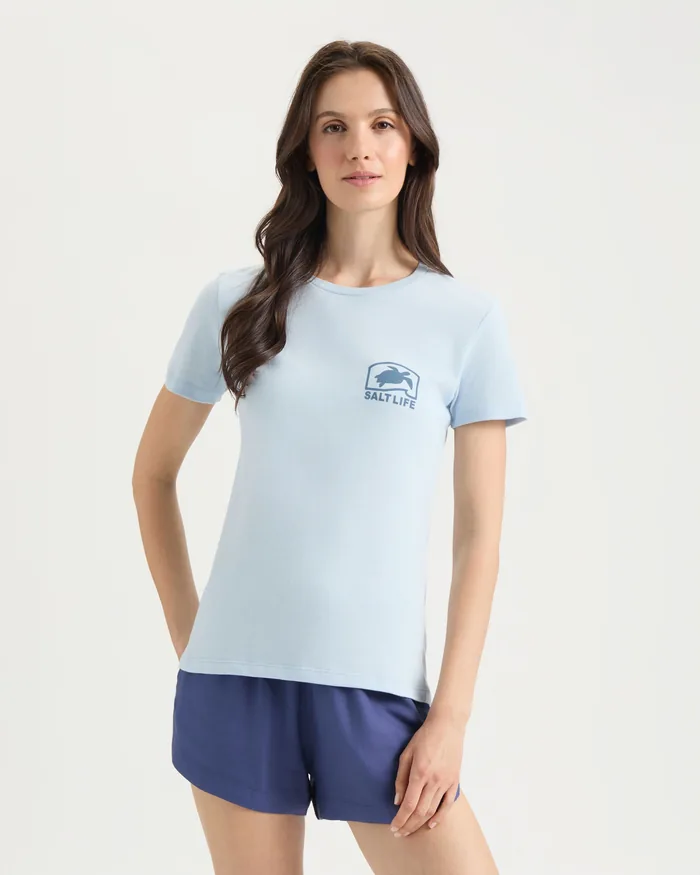 Women's Pro Salt Turtle Short Sleeve Shirt - Image 2