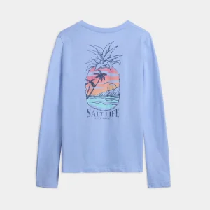 Women's Never Lost V-Neck Long Sleeve Fitted Shirt