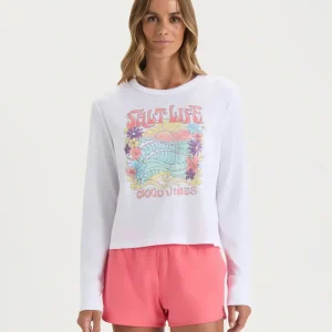 Alternative view of Women’s Sunrise Vibes Crew Neck Cropped Shirt