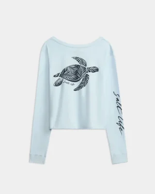 Women’s Sea Cruiser Cropped Long Sleeve Shirt