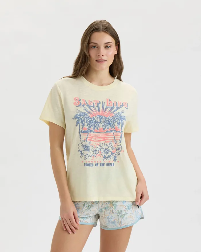 Women’s Volcano Sunrise Boyfriend Tee - Image 2