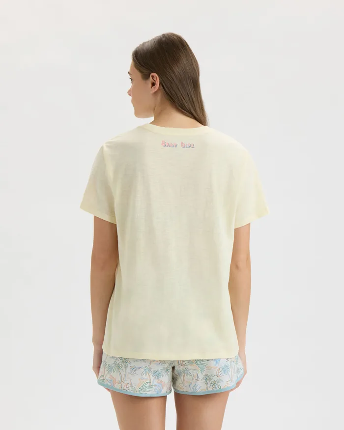 Women’s Volcano Sunrise Boyfriend Tee - Image 3