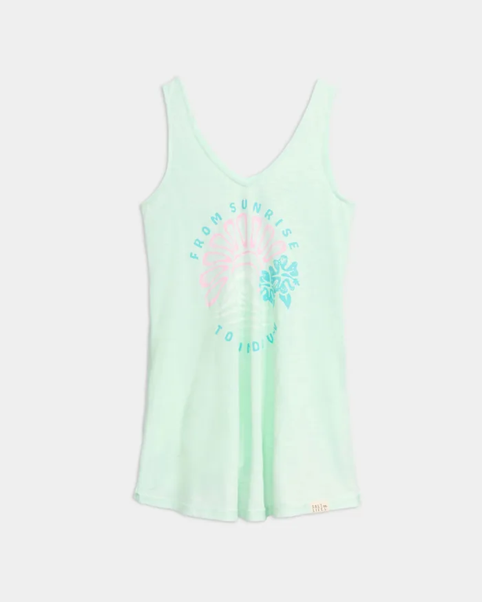 Women’s Sunrise Sunset Slub Beach Dress
