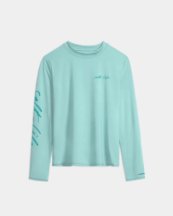 Women’s Sunset Turtle Performance Long Sleeve - Image 2