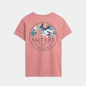Women’s Tropical Retreat Salt Wash Tee