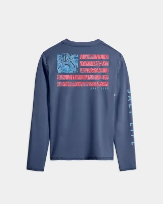 Women’s Coral Life Flag SLX Performance Long Sleeve Tee