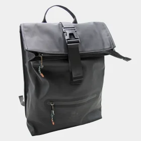Hamelin Coated Fabric 20L Backpack With Front Zip Pocket And Clip