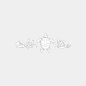 Signature Turtle Decal White