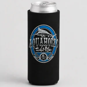 Aquaholic Skinny Can Holder