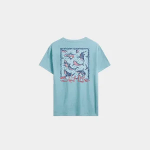 Youth Sharks Americana Short Sleeve Tee