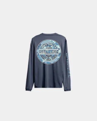 Youth Camo Crest Long Sleeve SLX Performance Tee