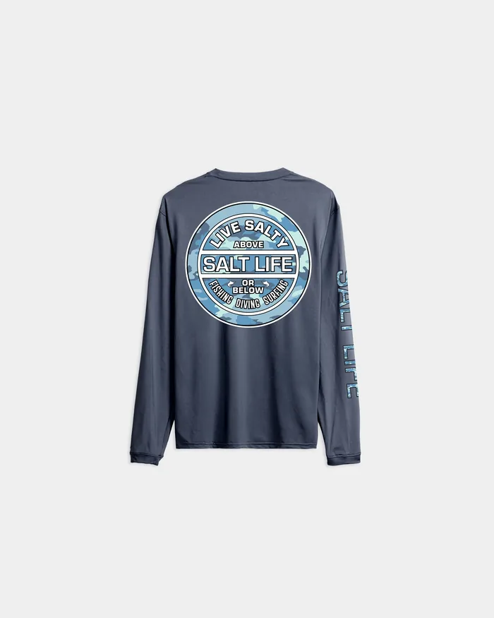 Youth Camo Crest Long Sleeve SLX Performance Tee