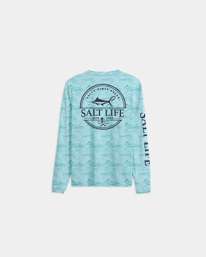 Youth Dragnet Long Sleeve SLX Performance Tee - Image 4