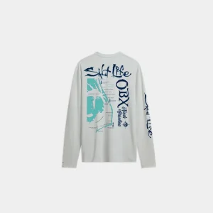 Youth OBX Map Long Sleeve Tee